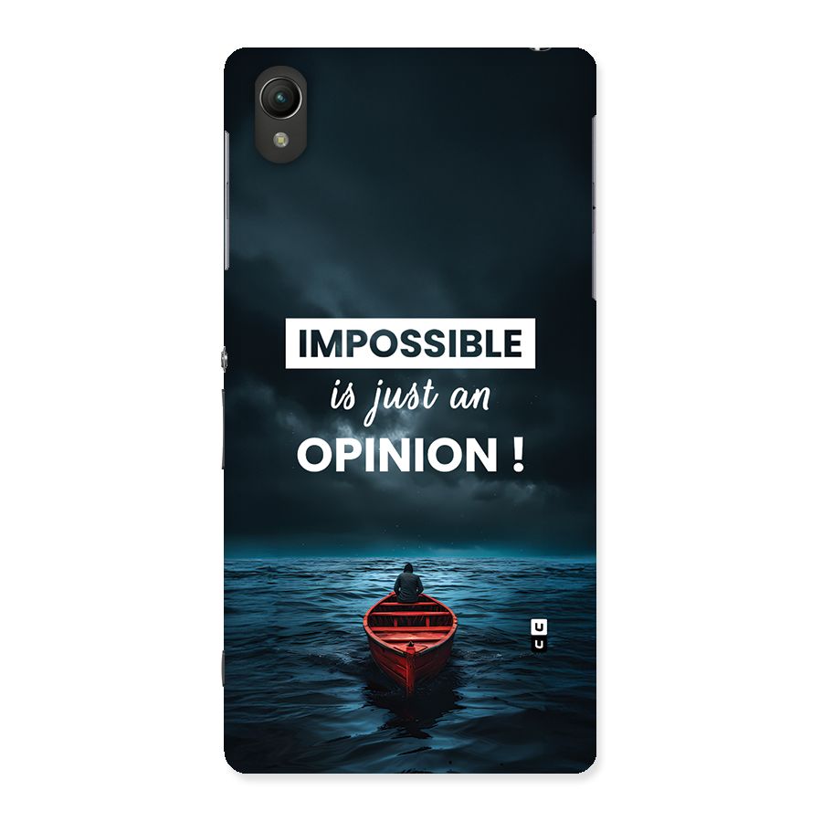 Just An Opinion Back Case for Xperia Z2