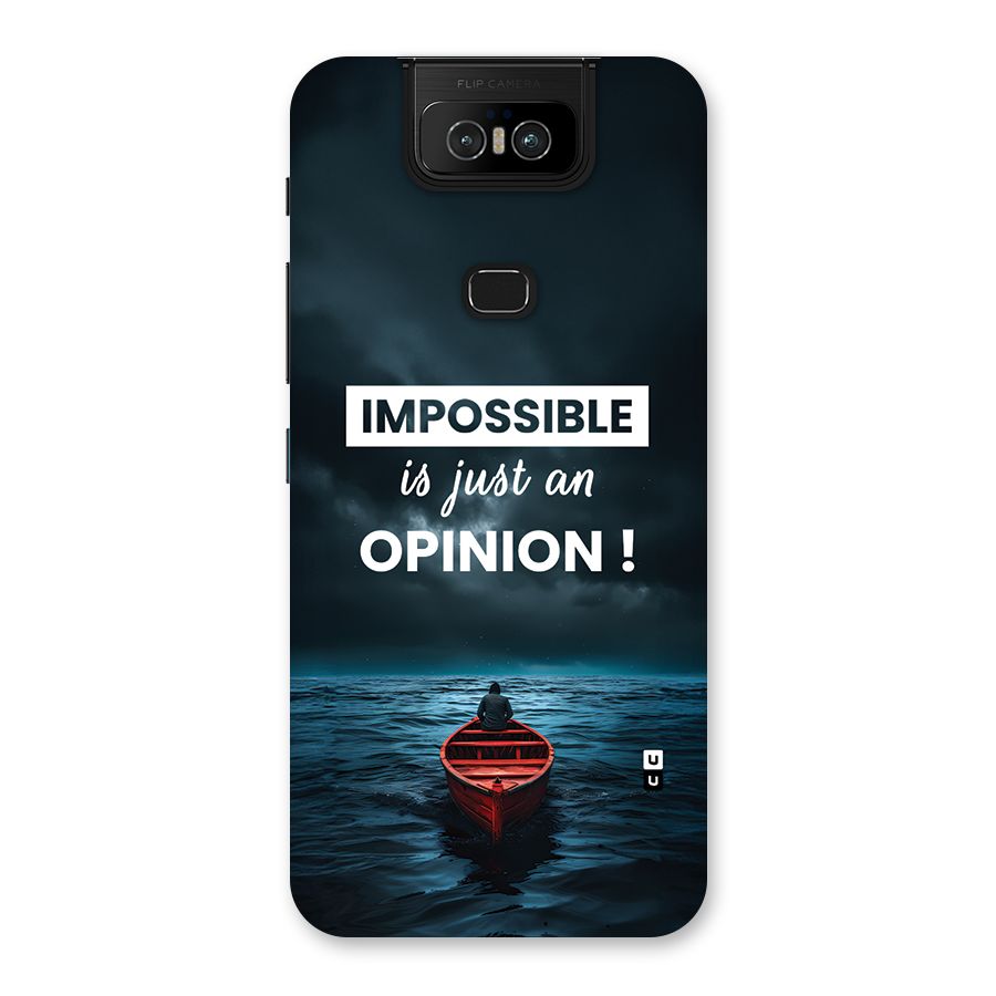 Just An Opinion Back Case for Zenfone 6z