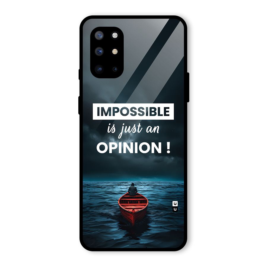 Just An Opinion Glass Back Case for OnePlus 8T
