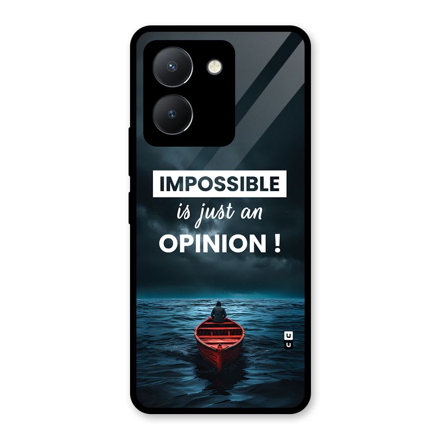 Just An Opinion Glass Back Case for Vivo Y36