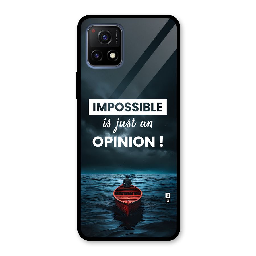 Just An Opinion Glass Back Case for Vivo Y72 5G