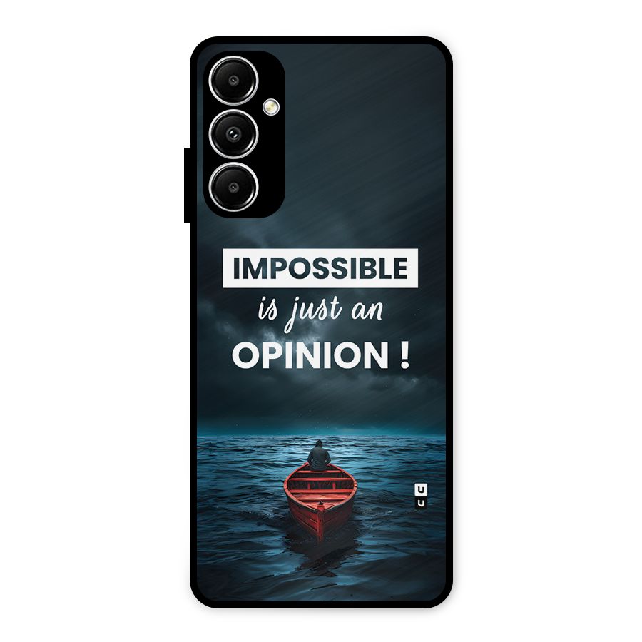 Just An Opinion Metal Back Case for Galaxy A05s
