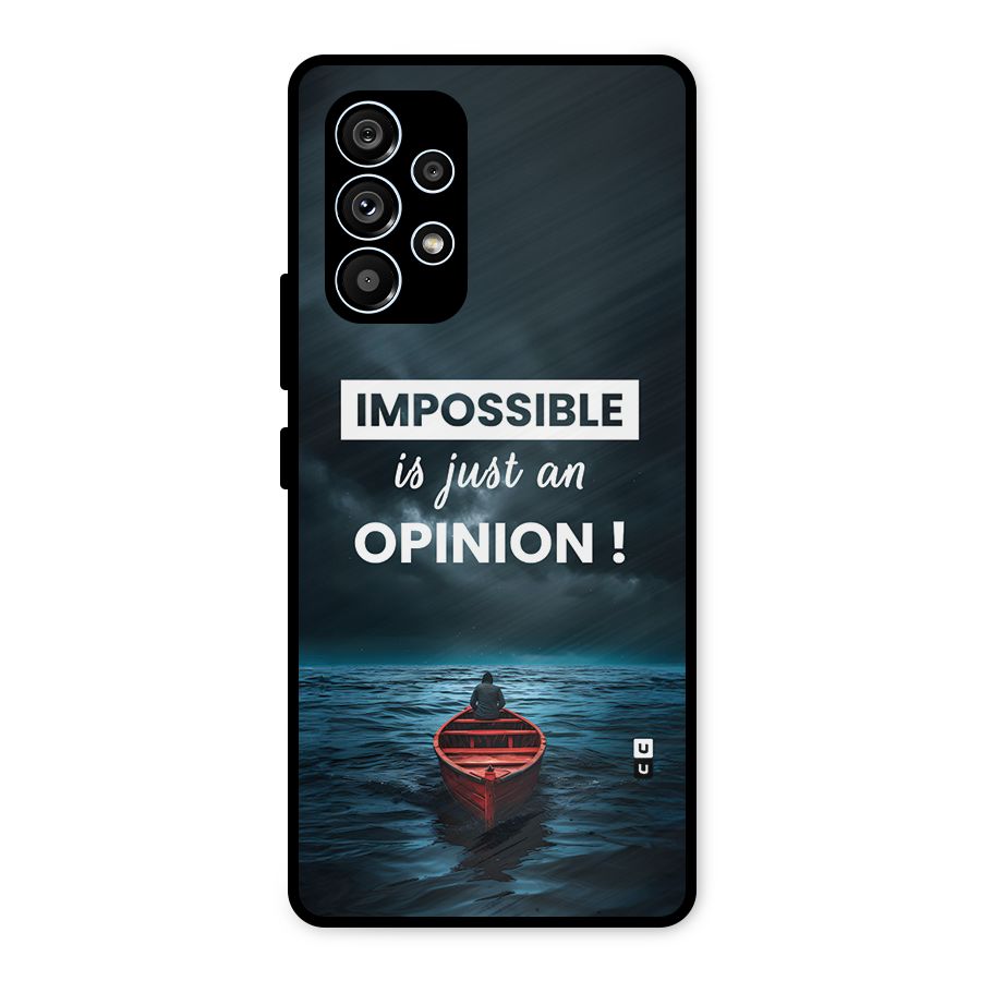 Just An Opinion Metal Back Case for Galaxy A53 5G