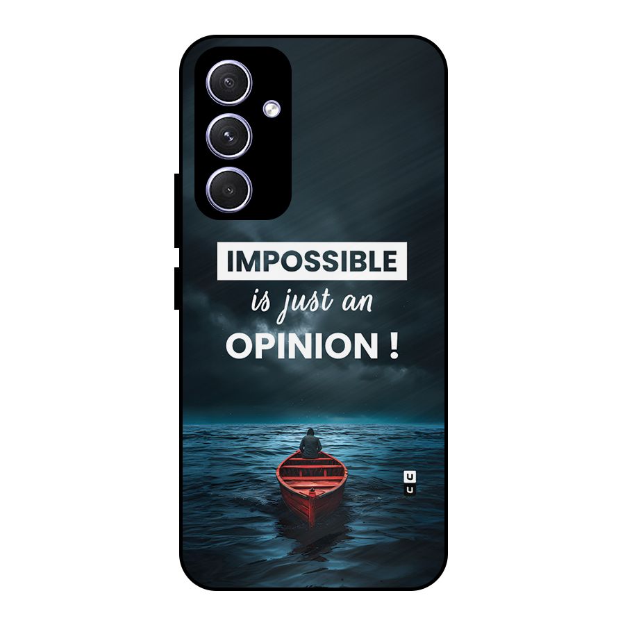 Just An Opinion Metal Back Case for Galaxy A54