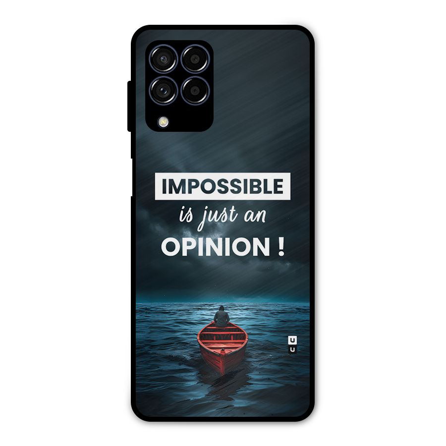Just An Opinion Metal Back Case for Galaxy M53 5G