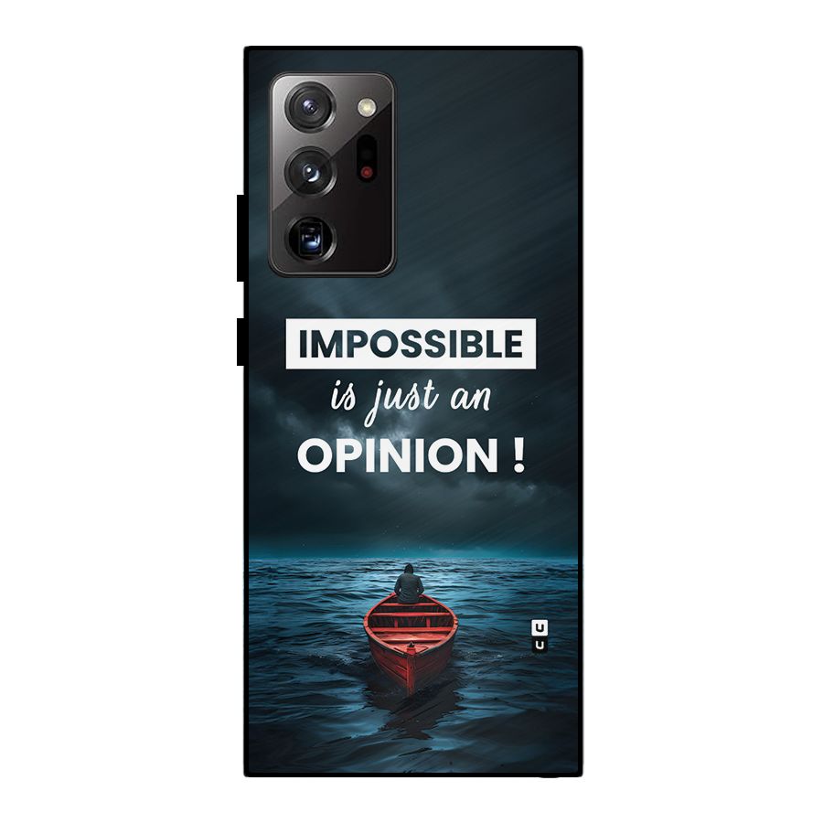 Just An Opinion Metal Back Case for Galaxy Note 20 Ultra