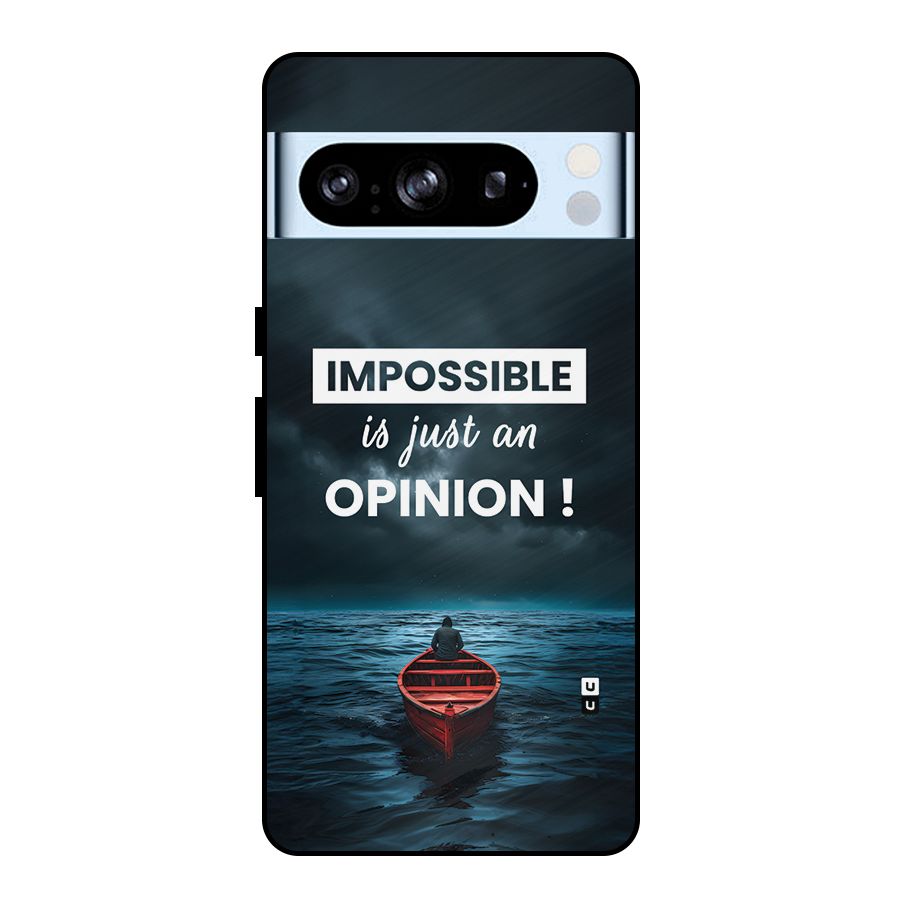 Just An Opinion Metal Back Case for Google Pixel 8 Pro