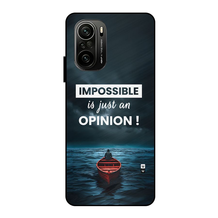 Just An Opinion Metal Back Case for Mi 11x