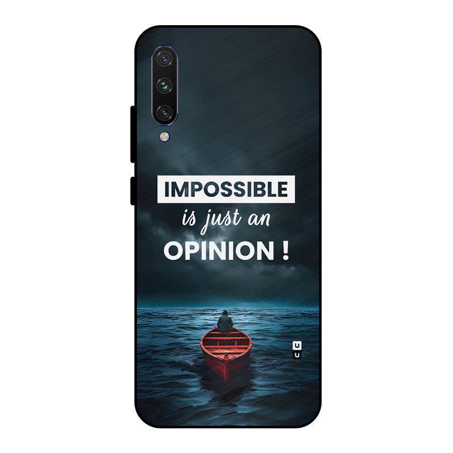 Just An Opinion Metal Back Case for Mi A3