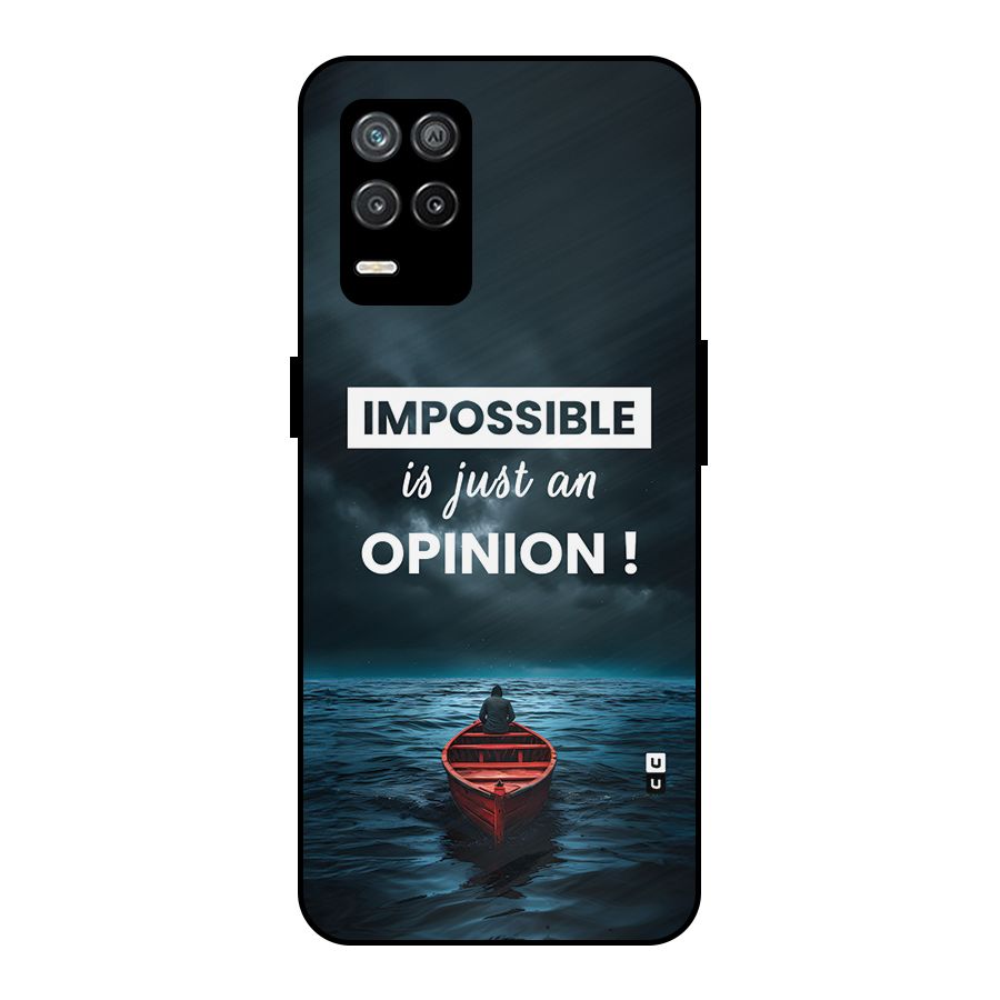Just An Opinion Metal Back Case for Realme 8s 5G