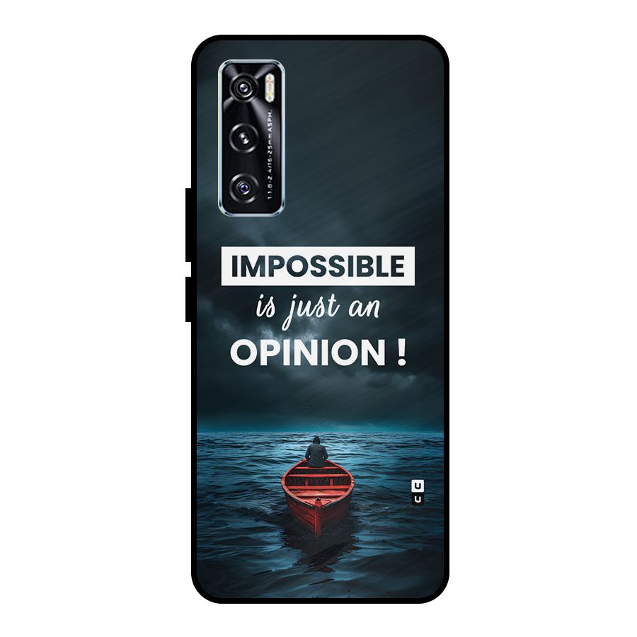 Just An Opinion Metal Back Case for Vivo V20 SE