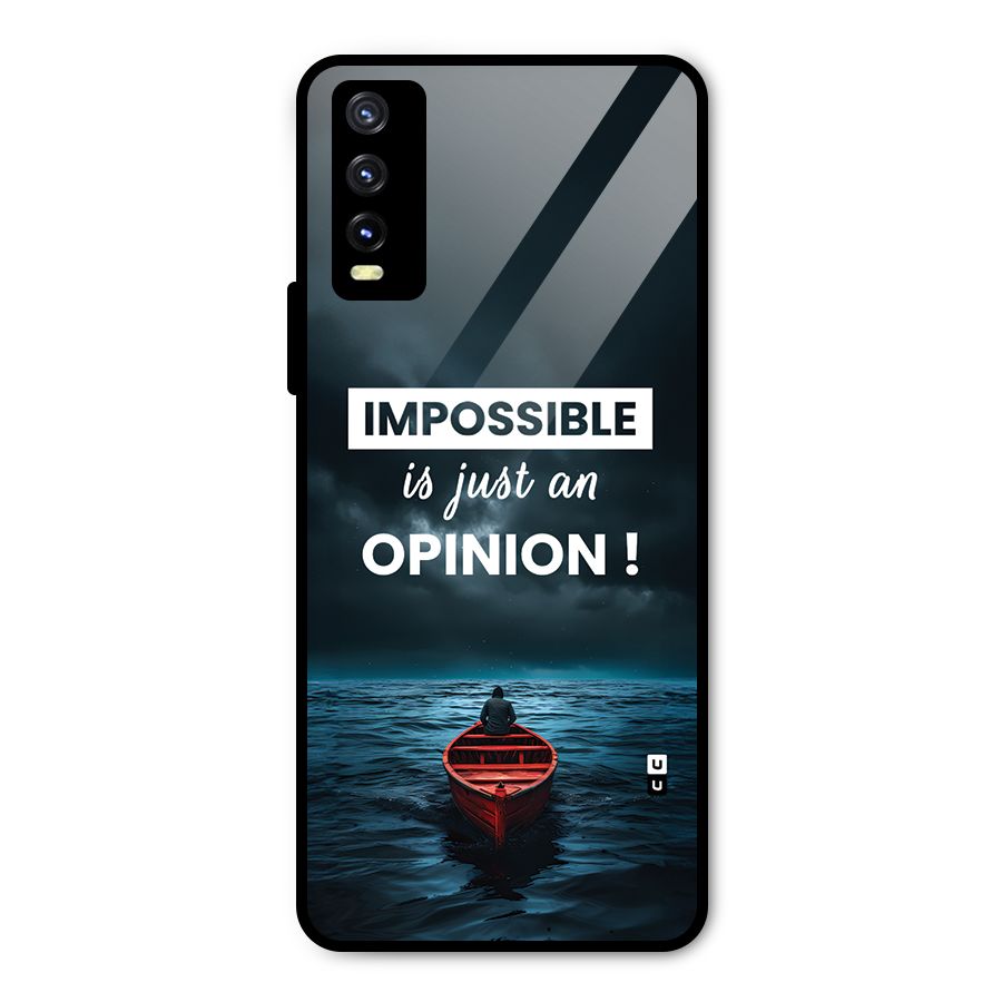 Just An Opinion Metal Back Case for Vivo Y20