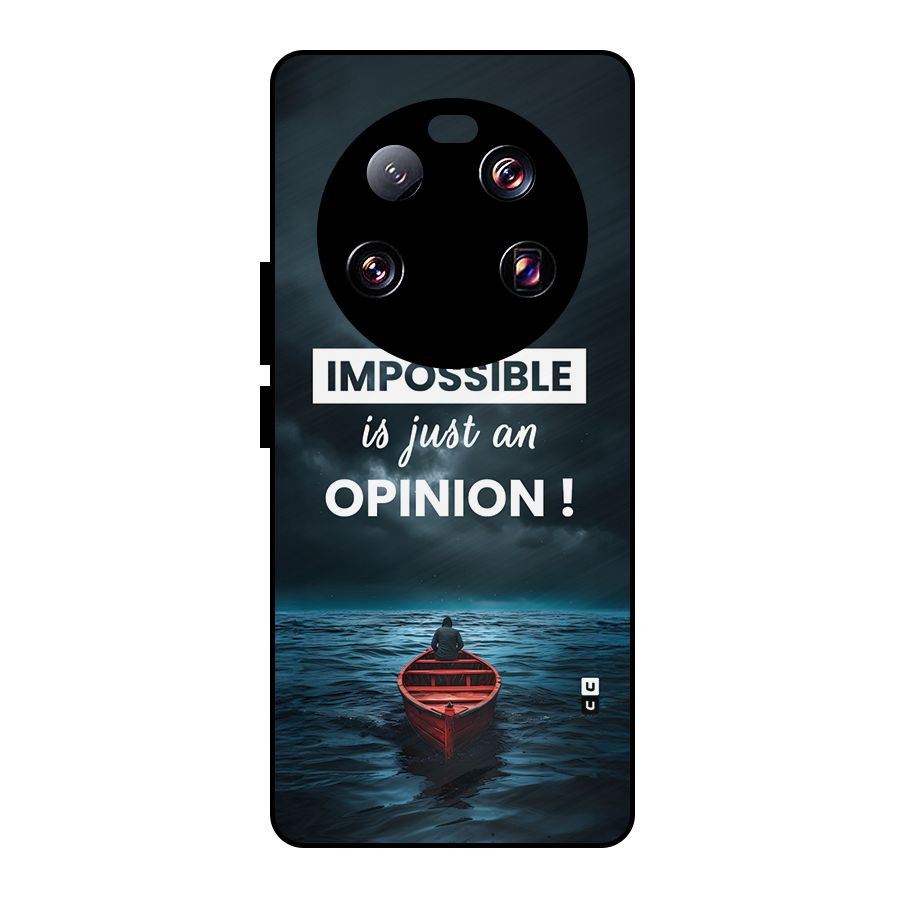 Just An Opinion Metal Back Case for Xiaomi 13 Ultra