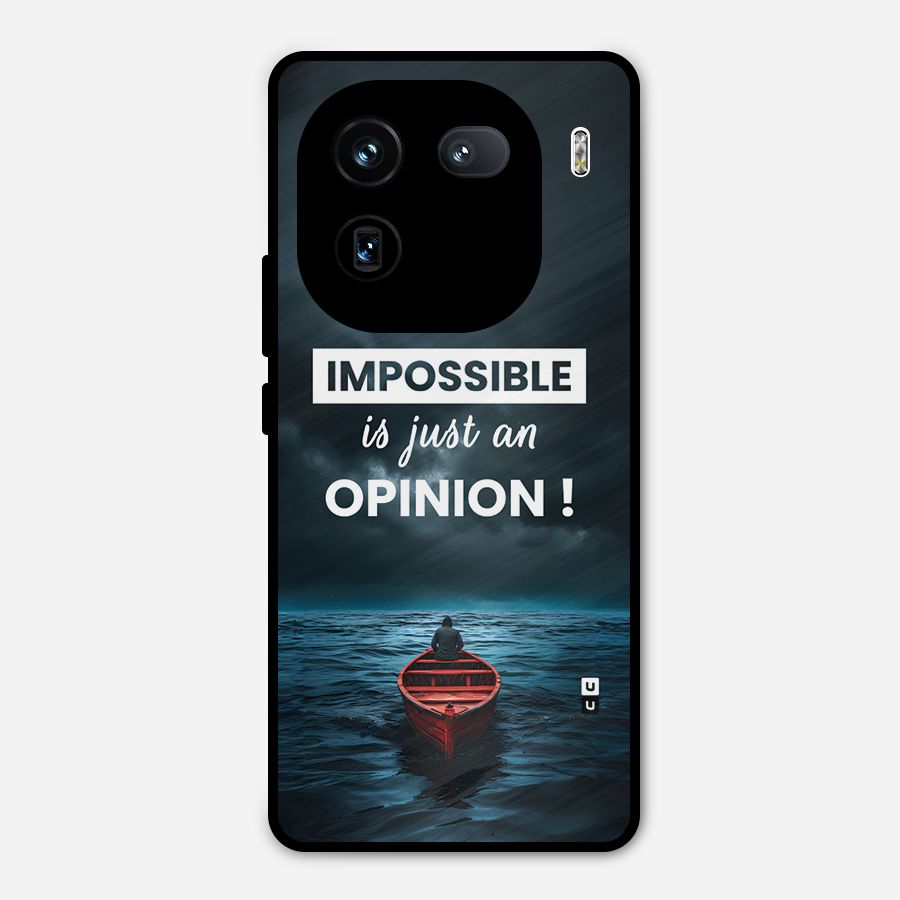 Just An Opinion Metal Back Case for iQOO 12