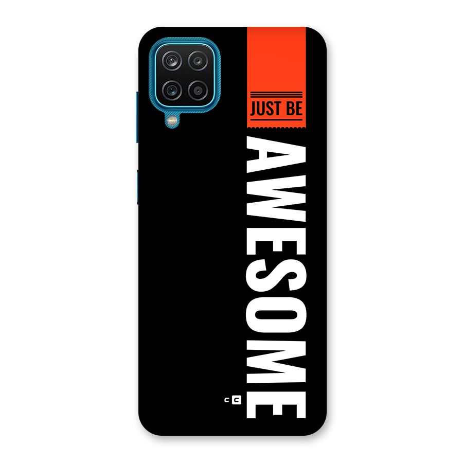 Just Be Awesome Back Case for Galaxy M12