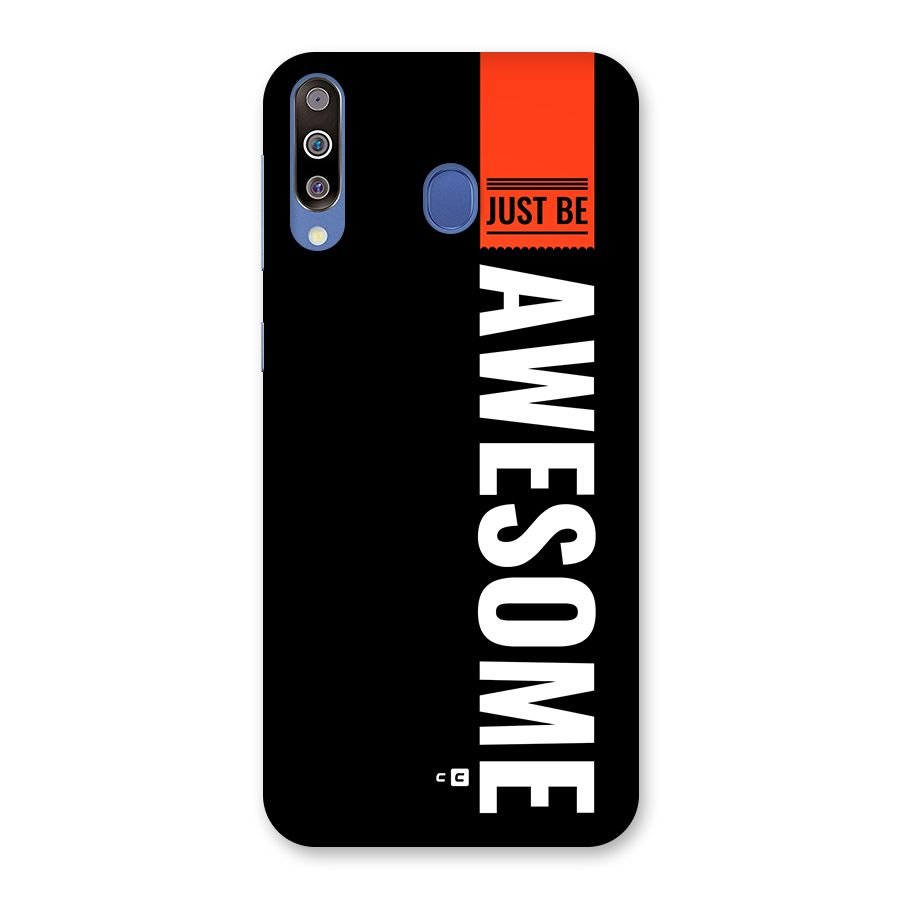 Just Be Awesome Back Case for Galaxy M30