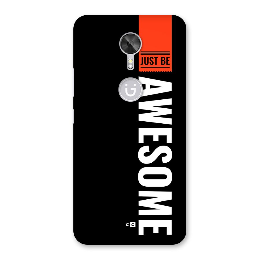 Just Be Awesome Back Case for Gionee A1