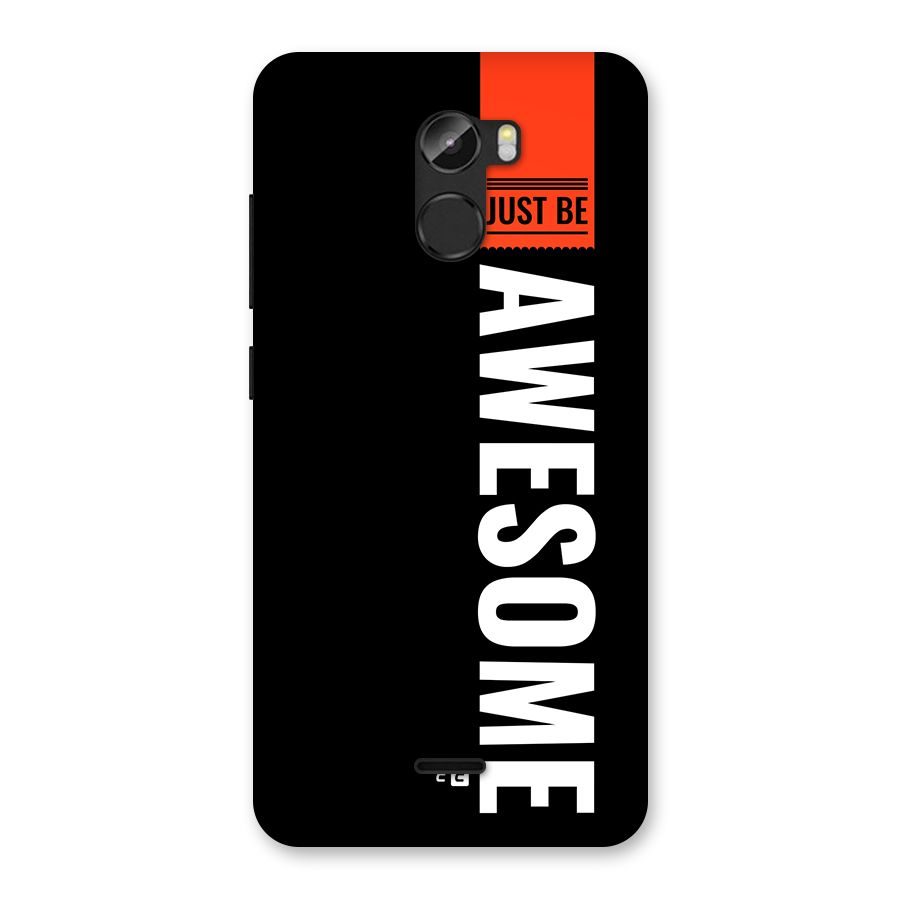 Just Be Awesome Back Case for Gionee X1