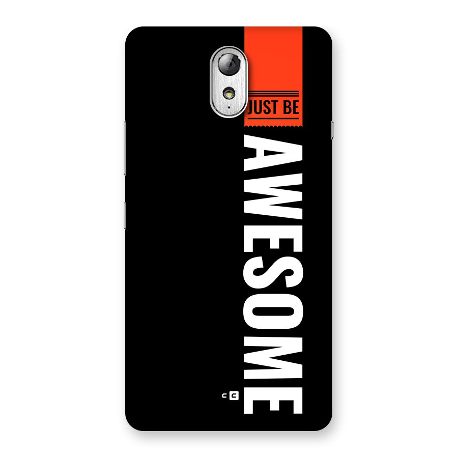 Just Be Awesome Back Case for Lenovo Vibe P1M