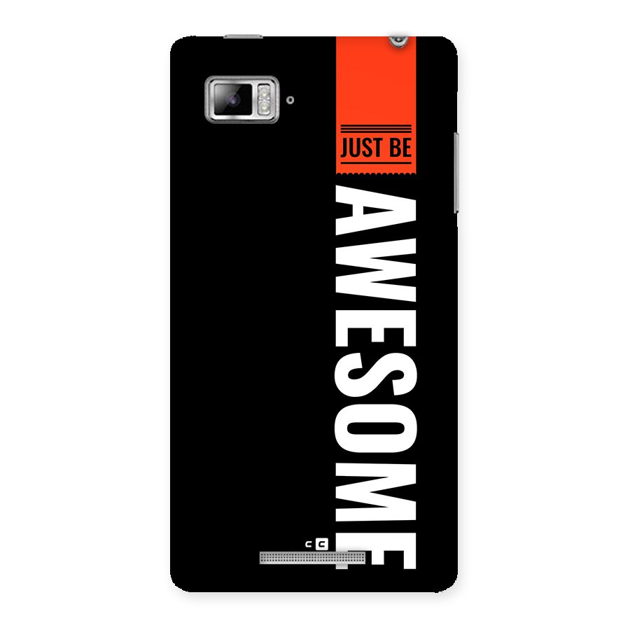 Just Be Awesome Back Case for Lenovo Vibe Z K910