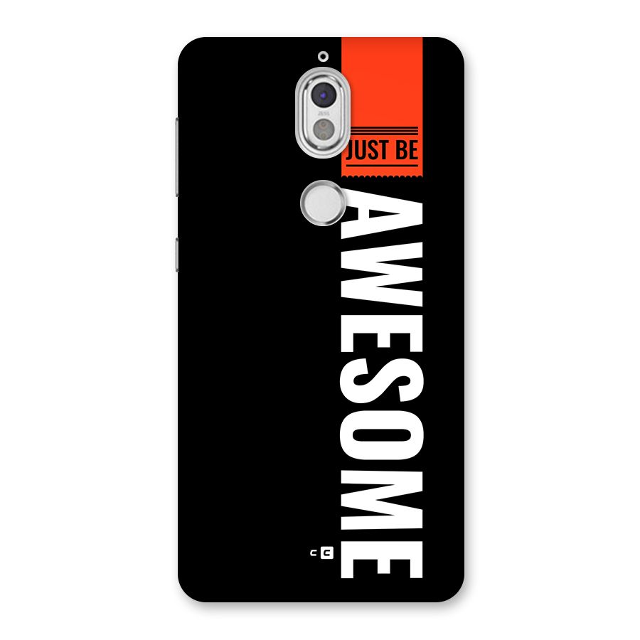 Just Be Awesome Back Case for Nokia 7