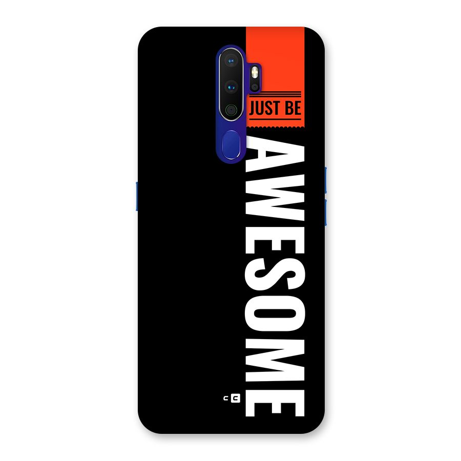 Just Be Awesome Back Case for Oppo A9 (2020)
