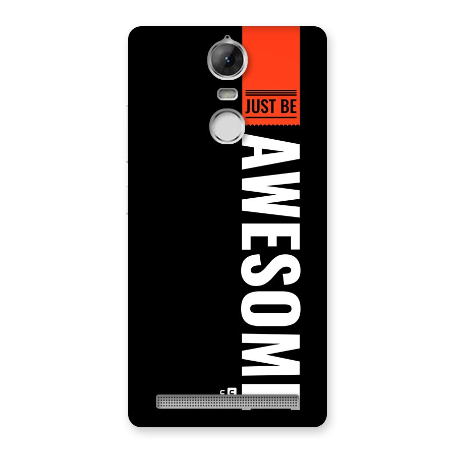 Just Be Awesome Back Case for Vibe K5 Note