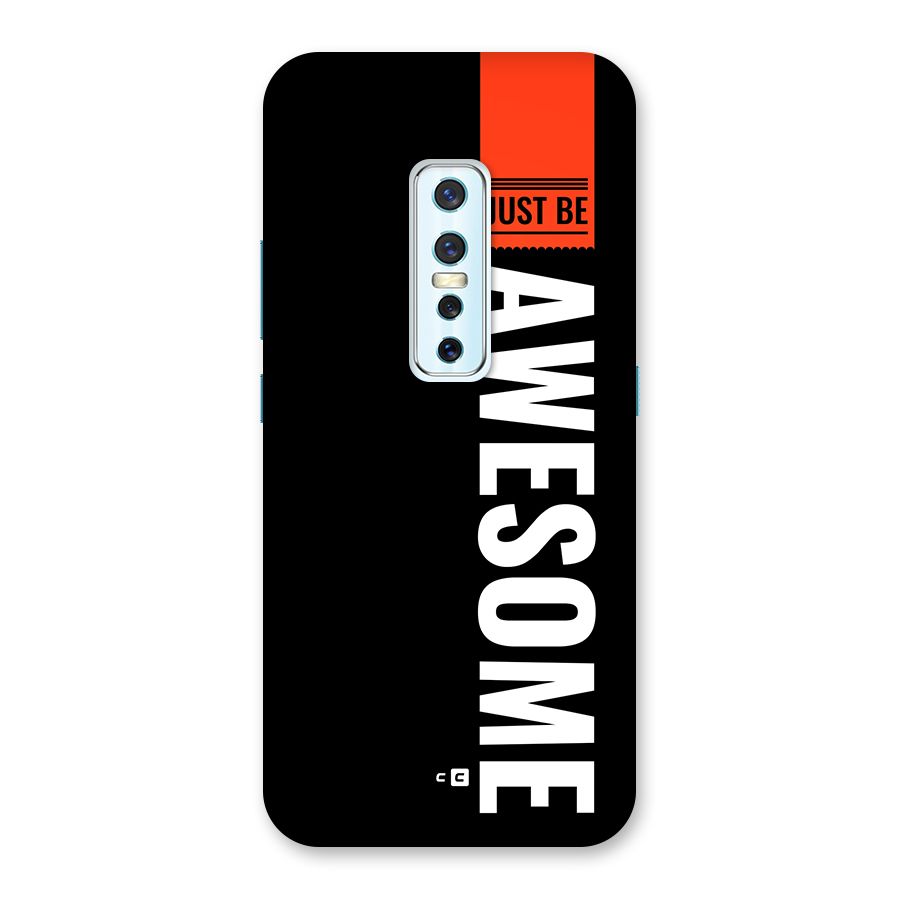 Just Be Awesome Back Case for Vivo V17 Pro
