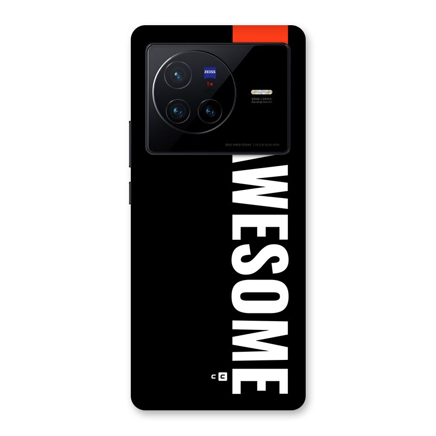 Just Be Awesome Back Case for Vivo X80