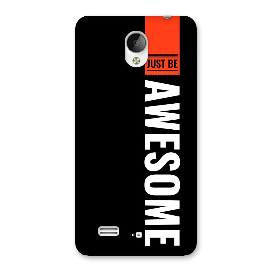Just Be Awesome Back Case for Vivo Y21