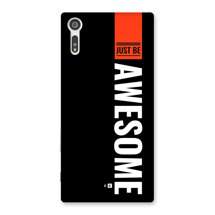 Just Be Awesome Back Case for Xperia XZ