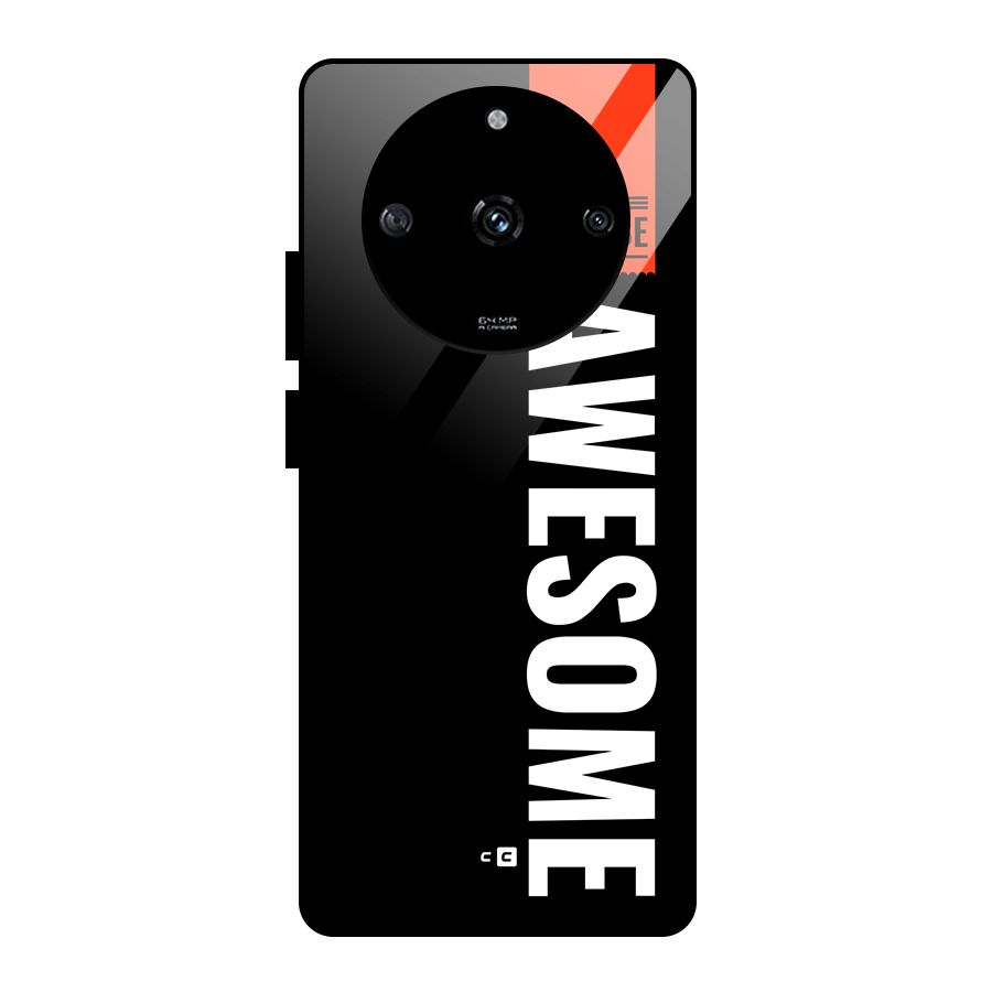 Just Be Awesome Glass Back Case for Realme Narzo 60 5G