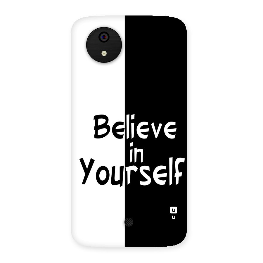 Just Believe Yourself Back Case for Canvas A1  AQ4501