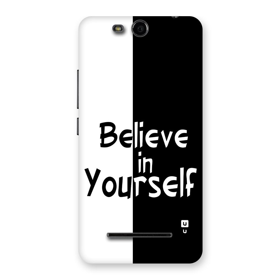 Just Believe Yourself Back Case for Canvas Juice 3 Q392