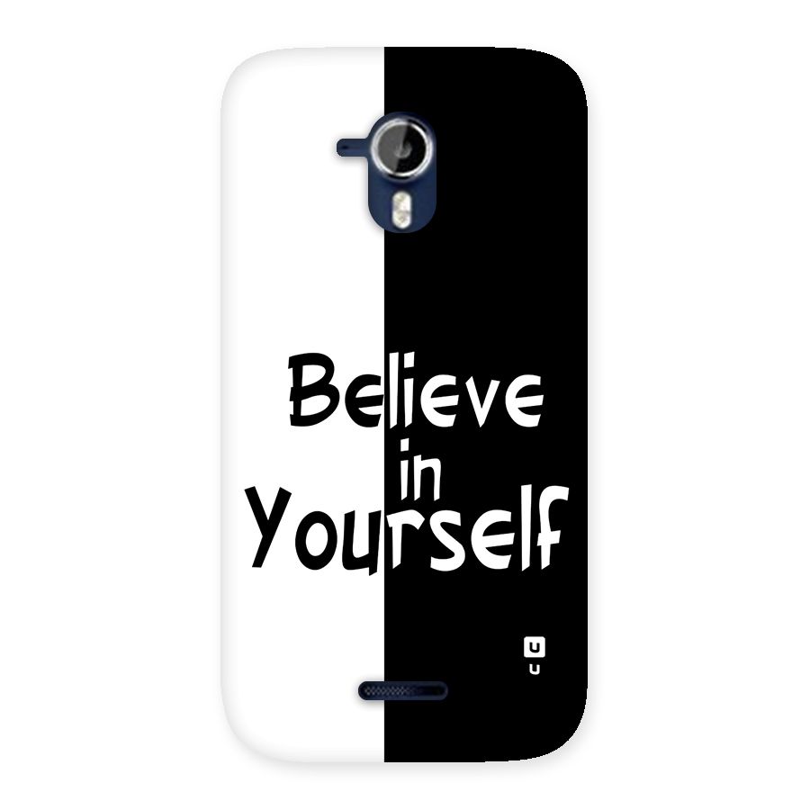 Just Believe Yourself Back Case for Canvas Magnus A117
