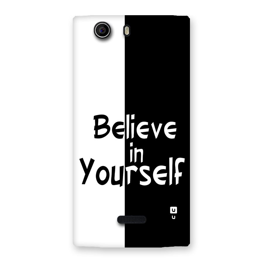 Just Believe Yourself Back Case for Canvas Nitro 2 E311