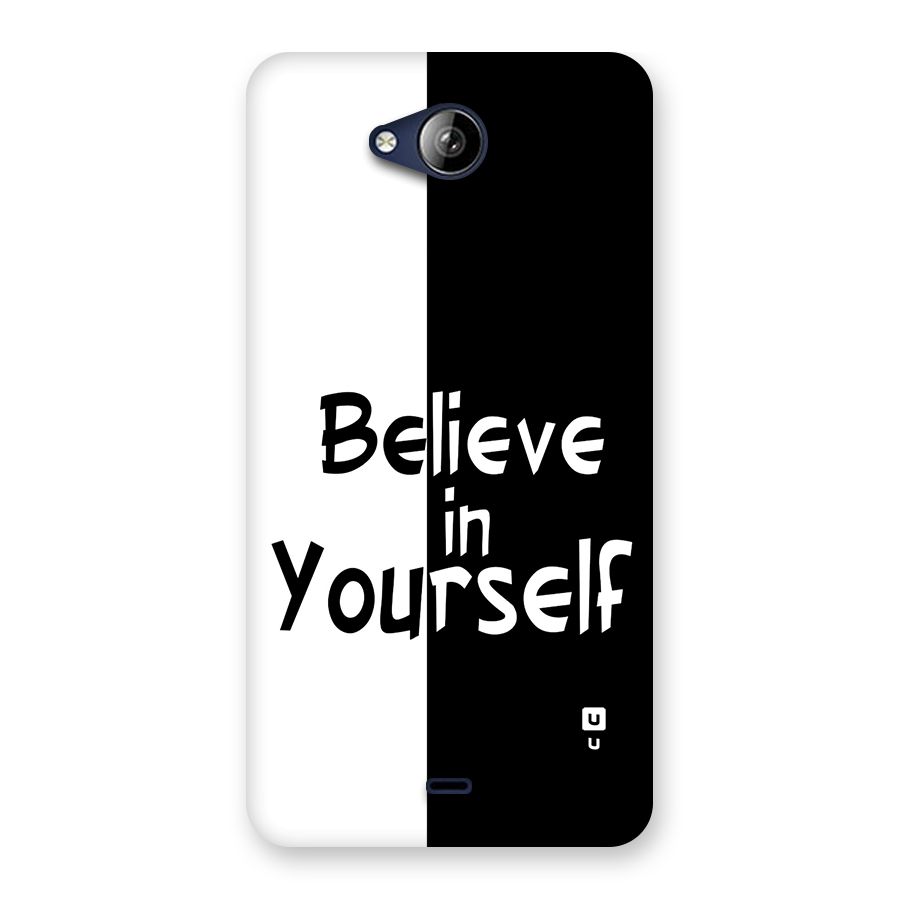 Just Believe Yourself Back Case for Canvas Play Q355