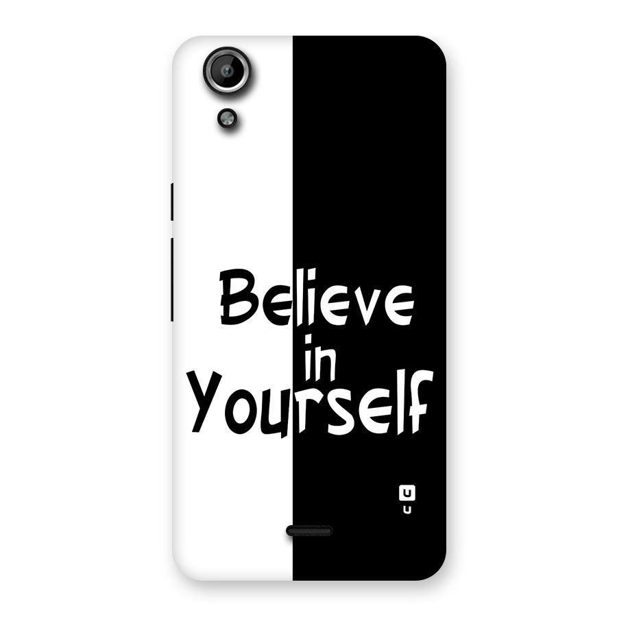 Just Believe Yourself Back Case for Canvas Selfie Lens Q345