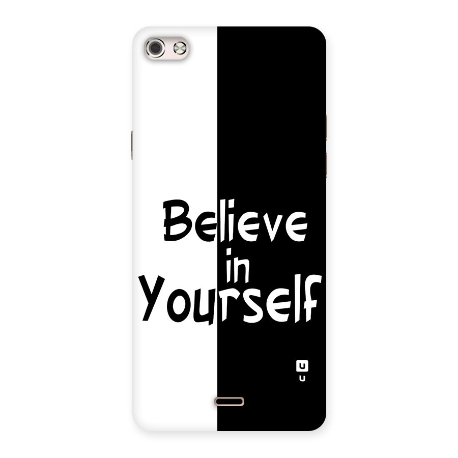 Just Believe Yourself Back Case for Canvas Silver 5