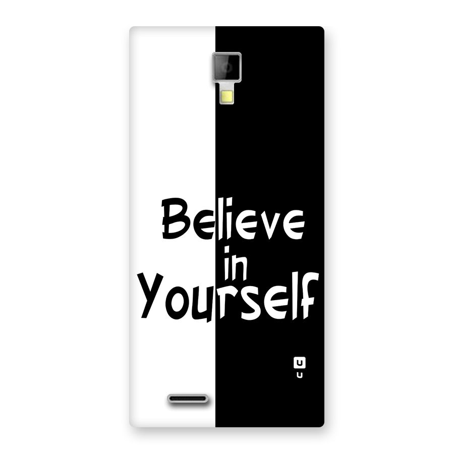 Just Believe Yourself Back Case for Canvas Xpress A99