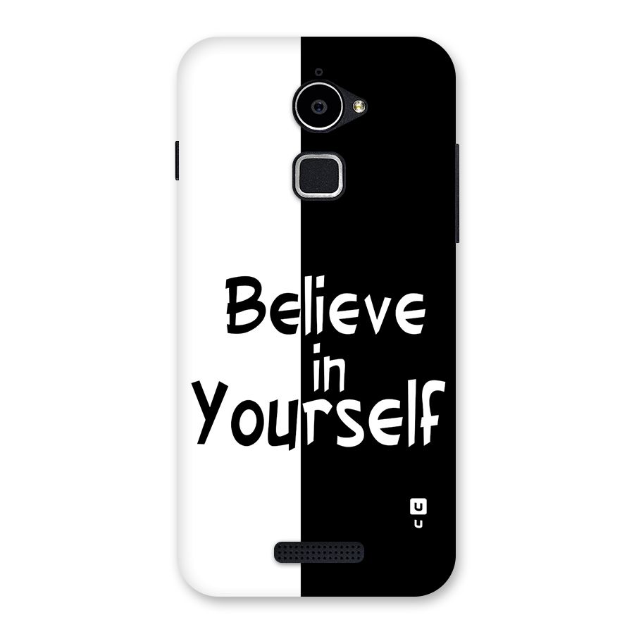 Just Believe Yourself Back Case for Coolpad Note 3 Lite