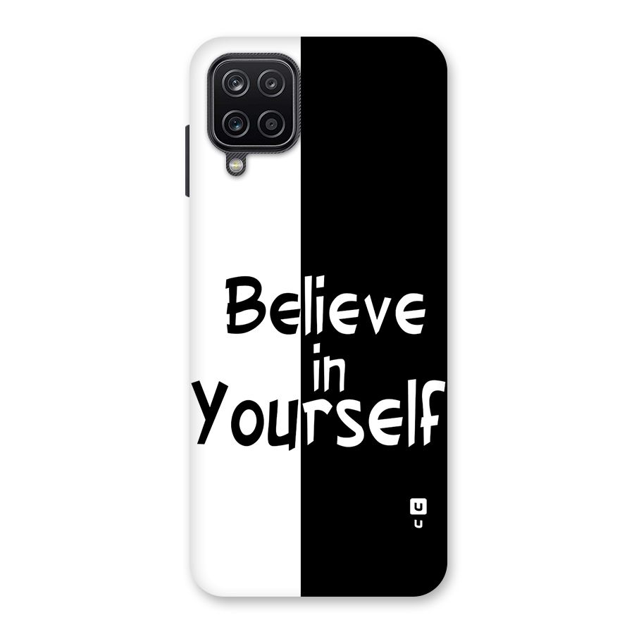 Just Believe Yourself Back Case for Galaxy A12