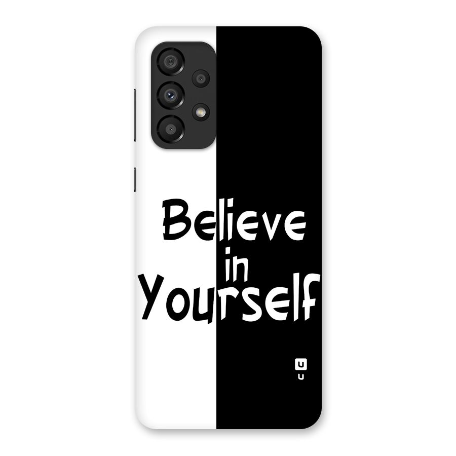 Just Believe Yourself Back Case for Galaxy A33 5G