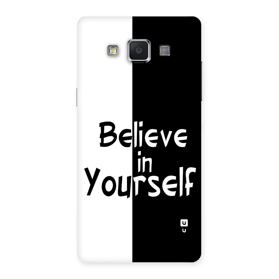 Just Believe Yourself Back Case for Galaxy A5