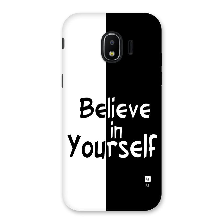 Just Believe Yourself Back Case for Galaxy J2 Pro 2018