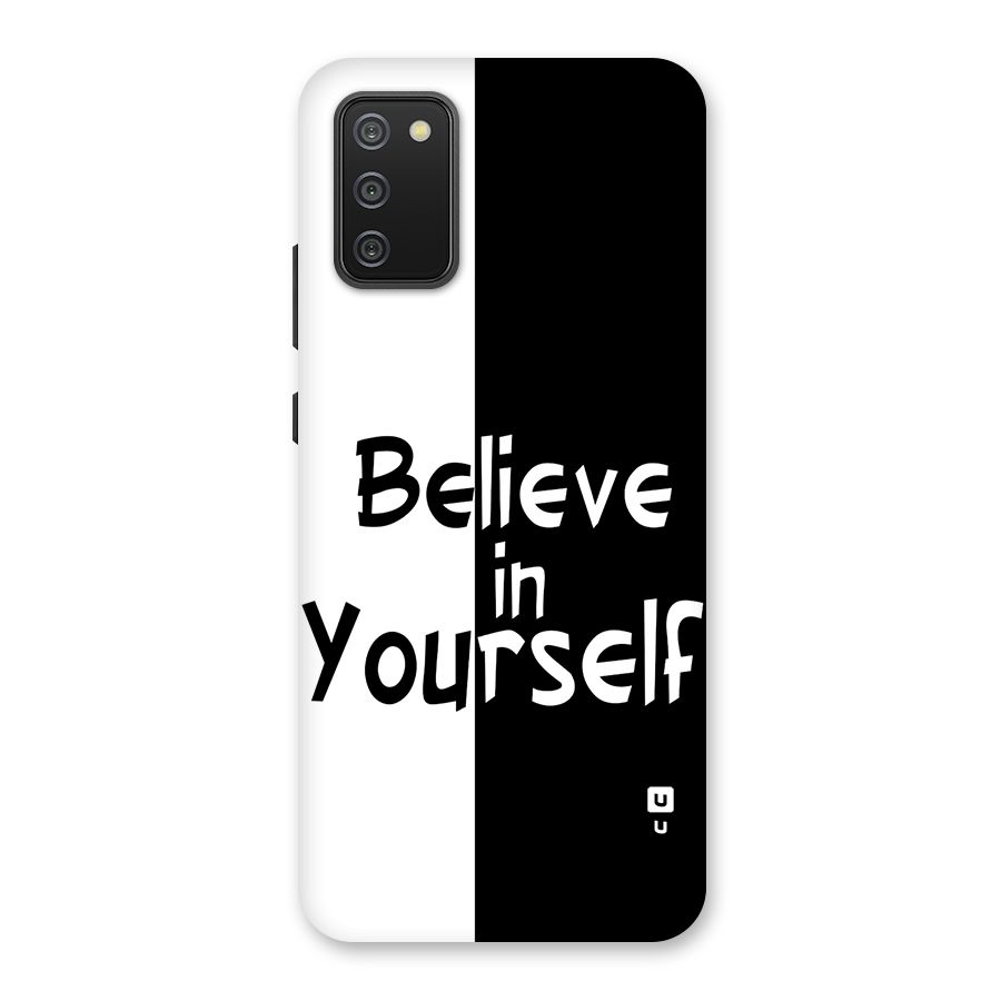 Just Believe Yourself Back Case for Galaxy M02s