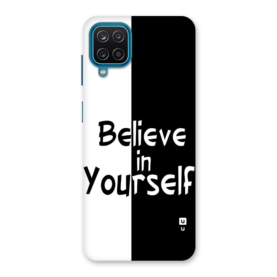 Just Believe Yourself Back Case for Galaxy M12