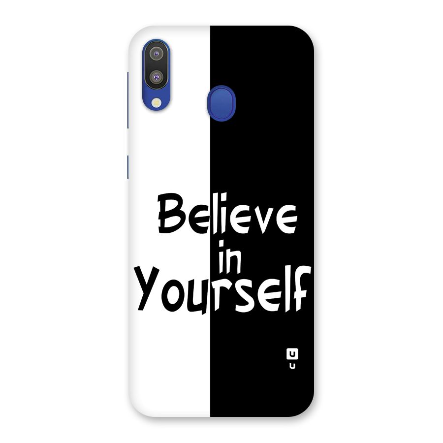 Just Believe Yourself Back Case for Galaxy M20