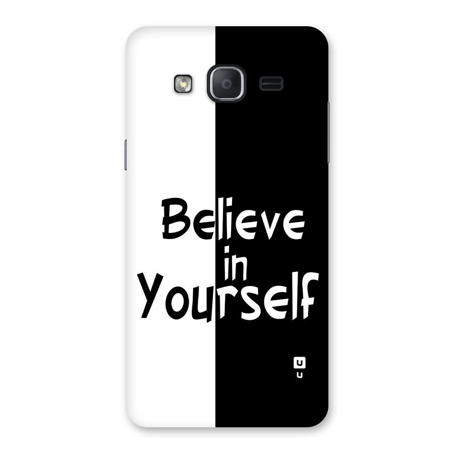 Just Believe Yourself Back Case for Galaxy On7 2015