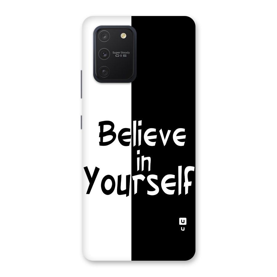 Just Believe Yourself Back Case for Galaxy S10 Lite